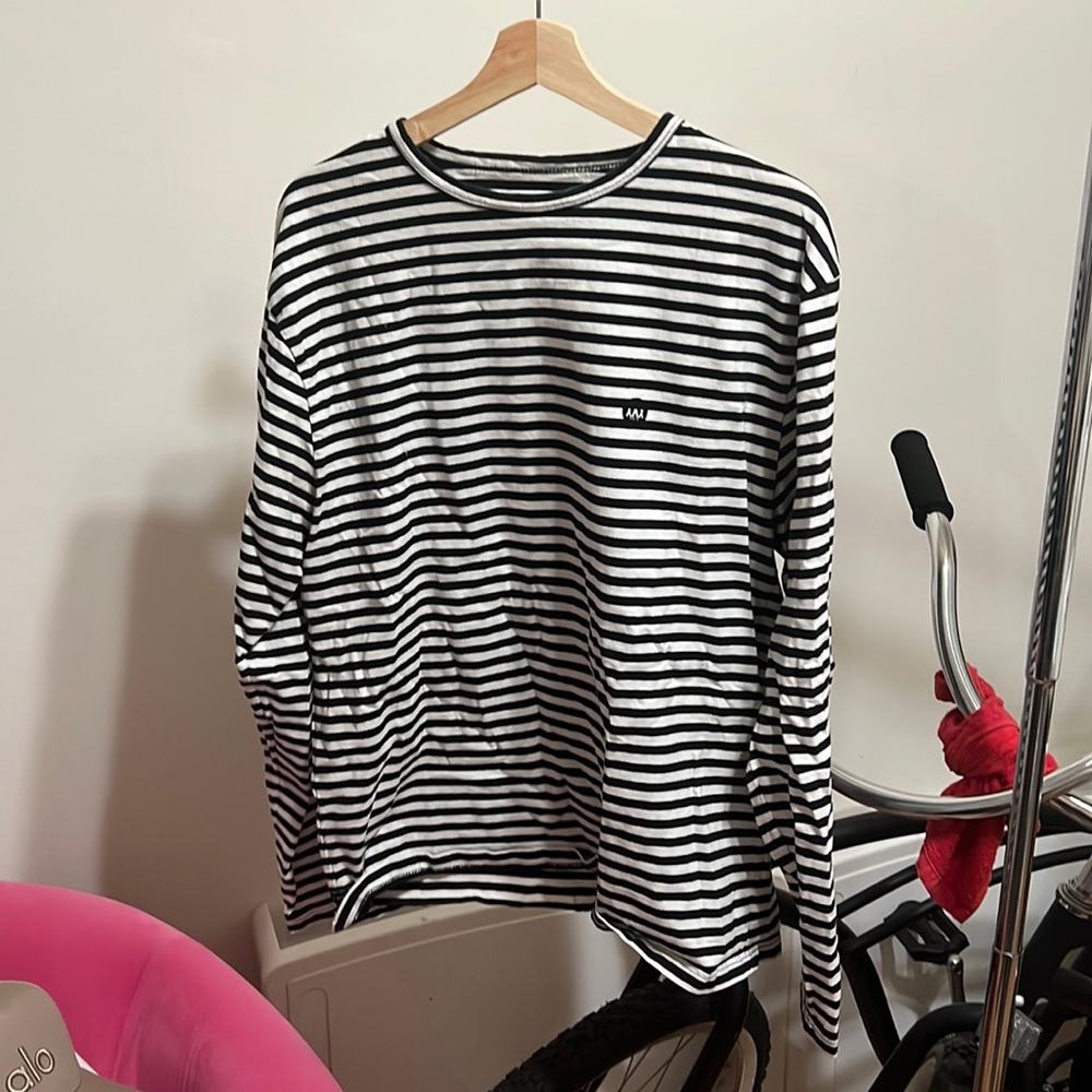 10 Deep long sleeve striped tee